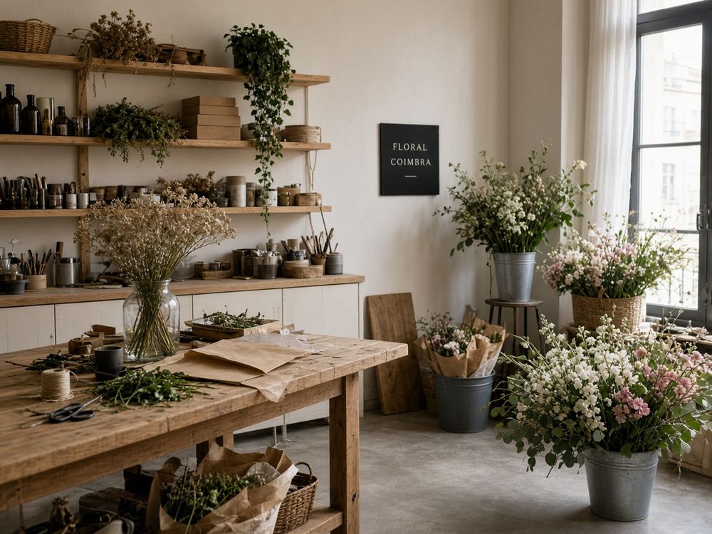 About the Florist / bouquets / event florals studio at Trivileona House